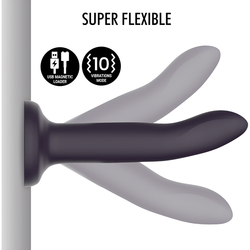 MYTHOLOGY - DUMAN MYSTIC DILDO M - VIBRATOR ZDRUŽLJIV Z BREZŽIČNO TEHNOLOGIJO WATCHME