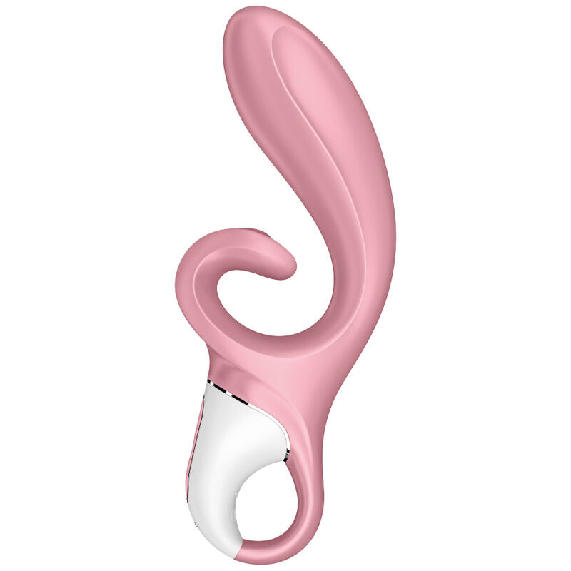Rabbit vibrator Satisfyer - Hug Me, roza