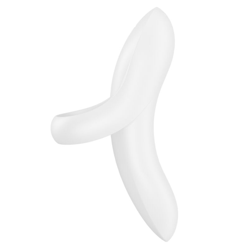 Naprstni vibrator Satisfyer - Bold Lover, bela