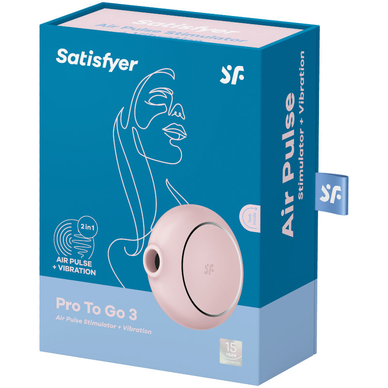 Stimulator klitorisa Satisfyer - Pro To Go 3, črna