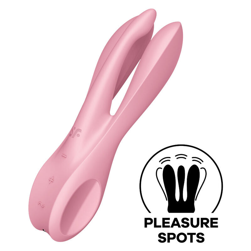 Stimulator klitorisa Satisfyer - Threesome 1, modra