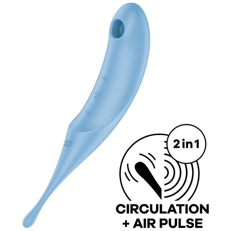 Stimulator klitorisa Satisfyer - Twirling Pro, rdeča