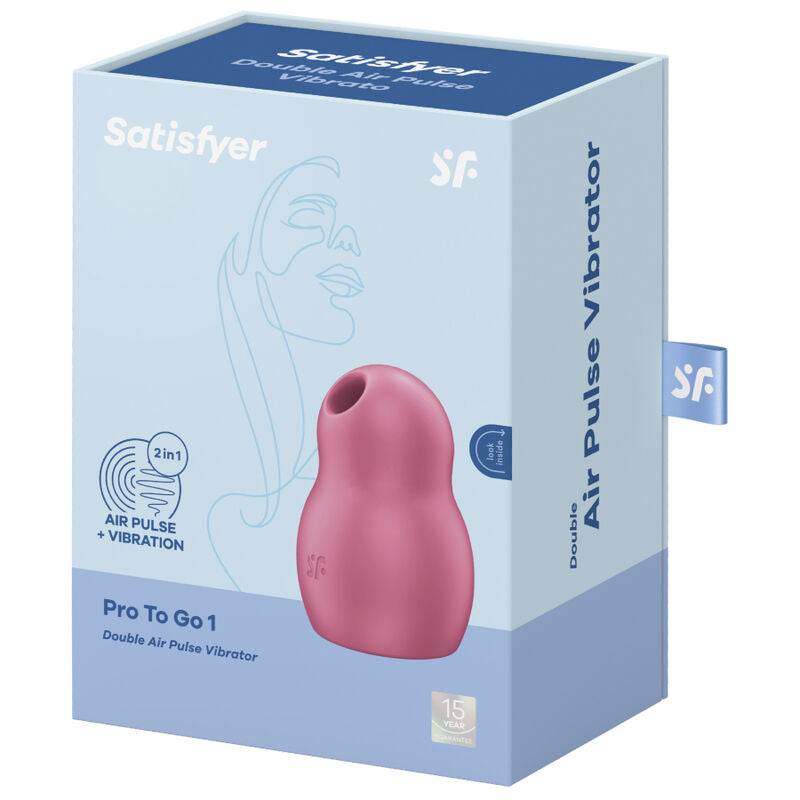 Stimulator klitorisa Satisfyer - Pro To Go 1, roza