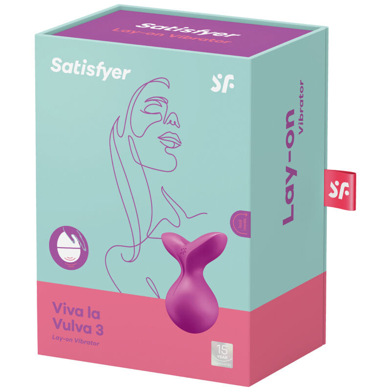 Stimulator klitorisa Satisfyer Viva La Vulva 3, vijolična
