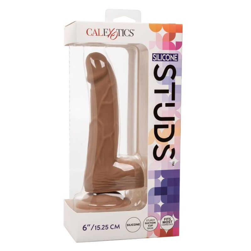 CALEXOTICS - SILIKONSKI ČEPKI 15,24 CM RJAVI