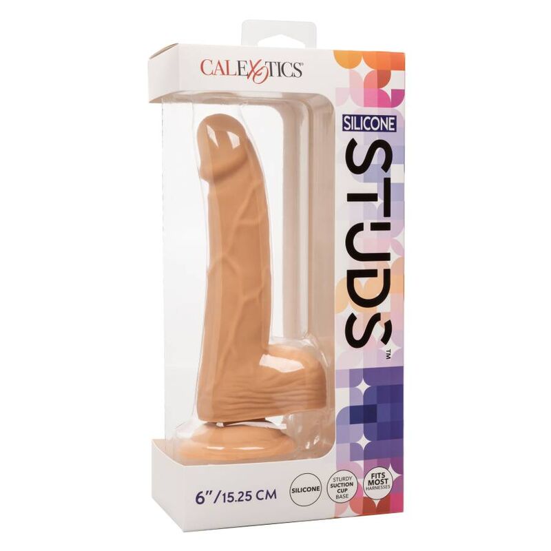 CALEXOTICS - SILIKONSKI ČEPKI 15,24 CM KOŽA