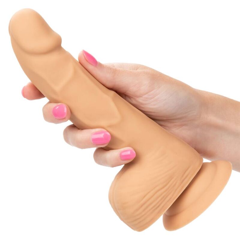 CALEXOTICS - SILIKONSKI ČEPKI 15,24 CM KOŽA