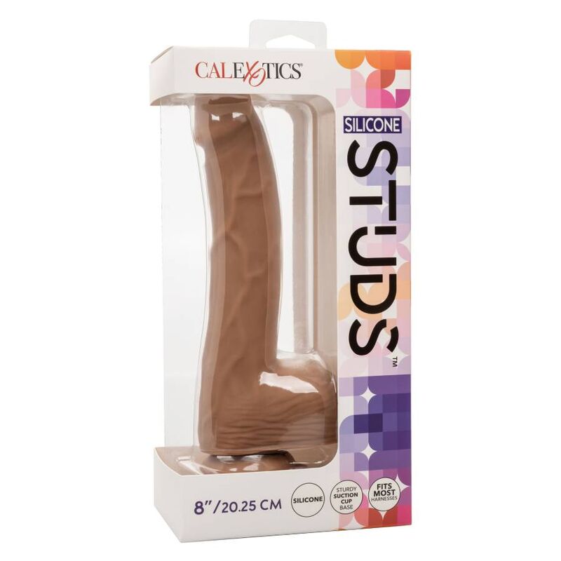 CALEXOTICS - SILIKONSKI ČEPKI 20,32 CM RJAVI