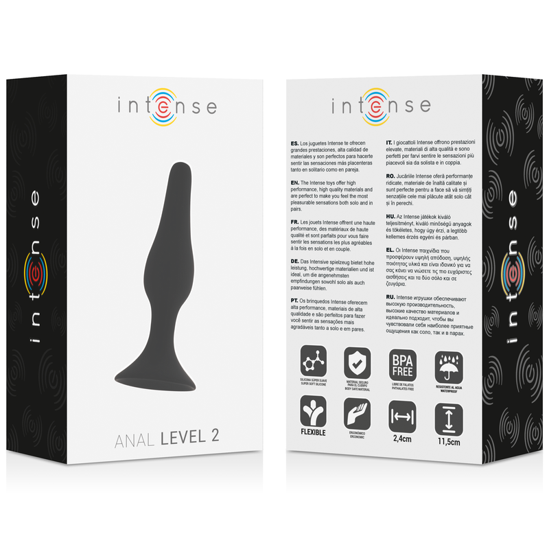 Analni čep Intense Level 2, 11.5 cm