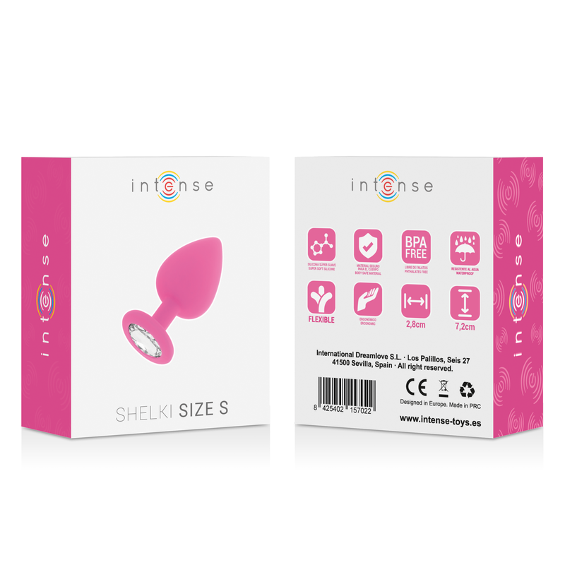 Analni čep Intense - Shelki S, roza