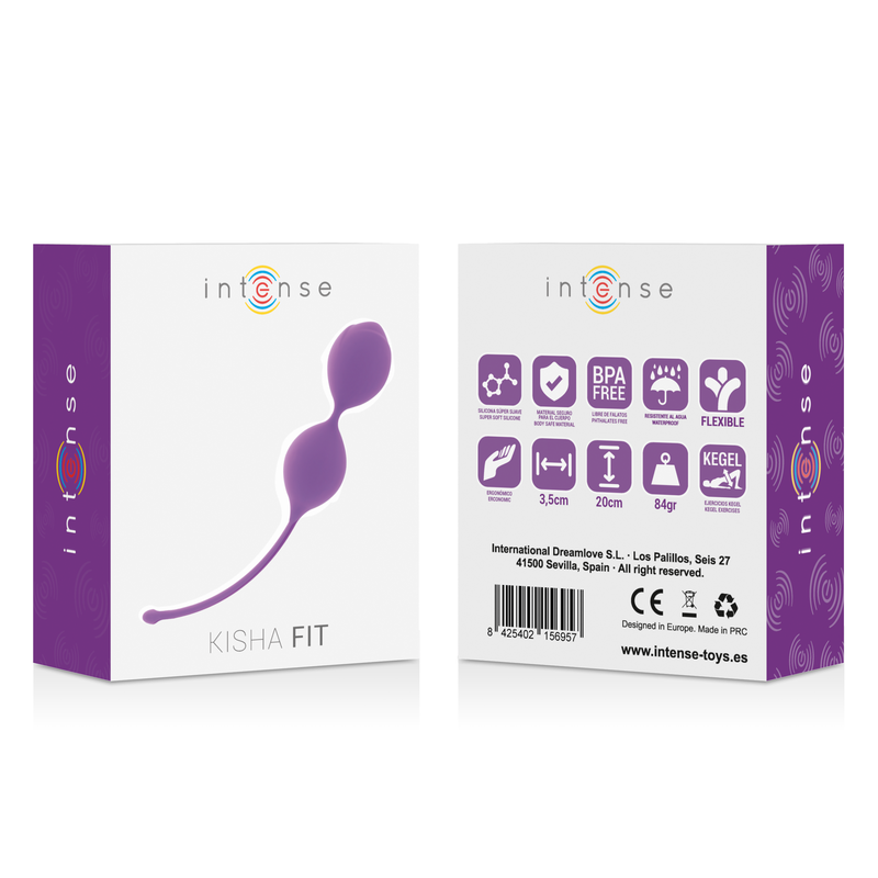 INTENZIVNO - KISHA FIT SILIKONSKI KEGEL LILA