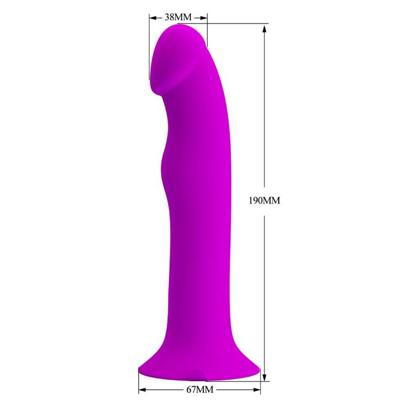 PRETTY LOVE - MURRAY VIBRATOR IN STIMULATOR G-TOČKE VIJOLIČNE BARVE