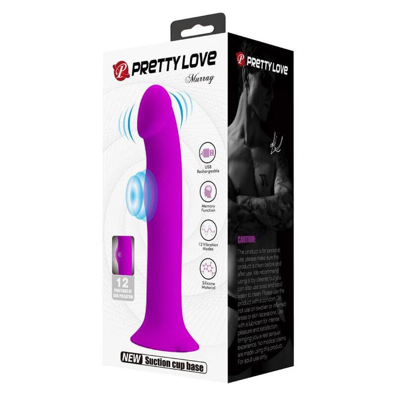 PRETTY LOVE - MURRAY VIBRATOR IN STIMULATOR G-TOČKE VIJOLIČNE BARVE
