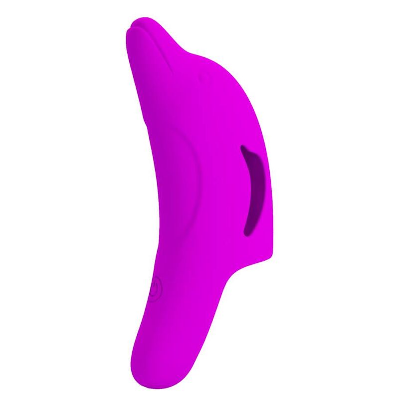 PRETTY LOVE - DELPHINI MOČAN VIJOLIČNI STIMULATOR PRSTOV