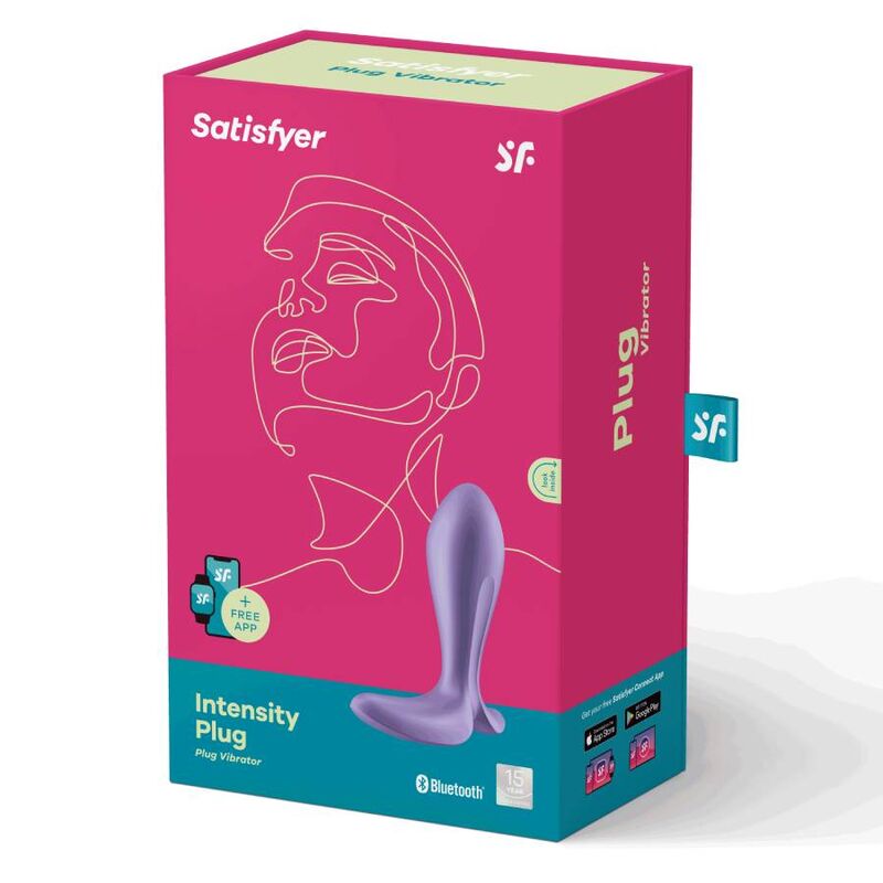 Vibracijski analni čep Satisfyer - Intensity, vijolična