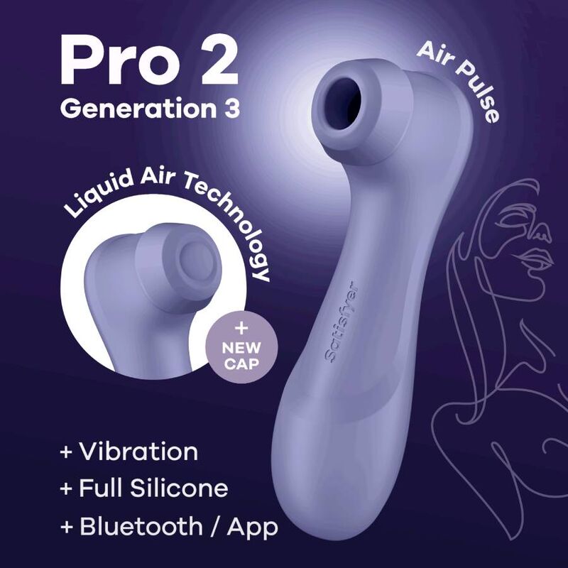 Stimulator klitorisa Satisfyer - Pro 2 Gen 3, lila