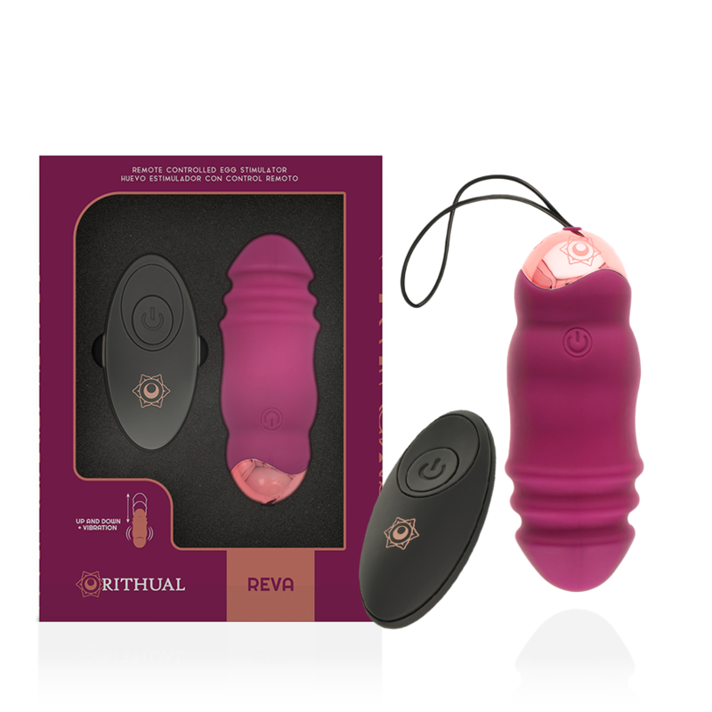 RITHUAL - REVA EGG SISTEM ZA DALJINSKO UPRAVLJANJE GOR IN DOL + VIBRACIJE
