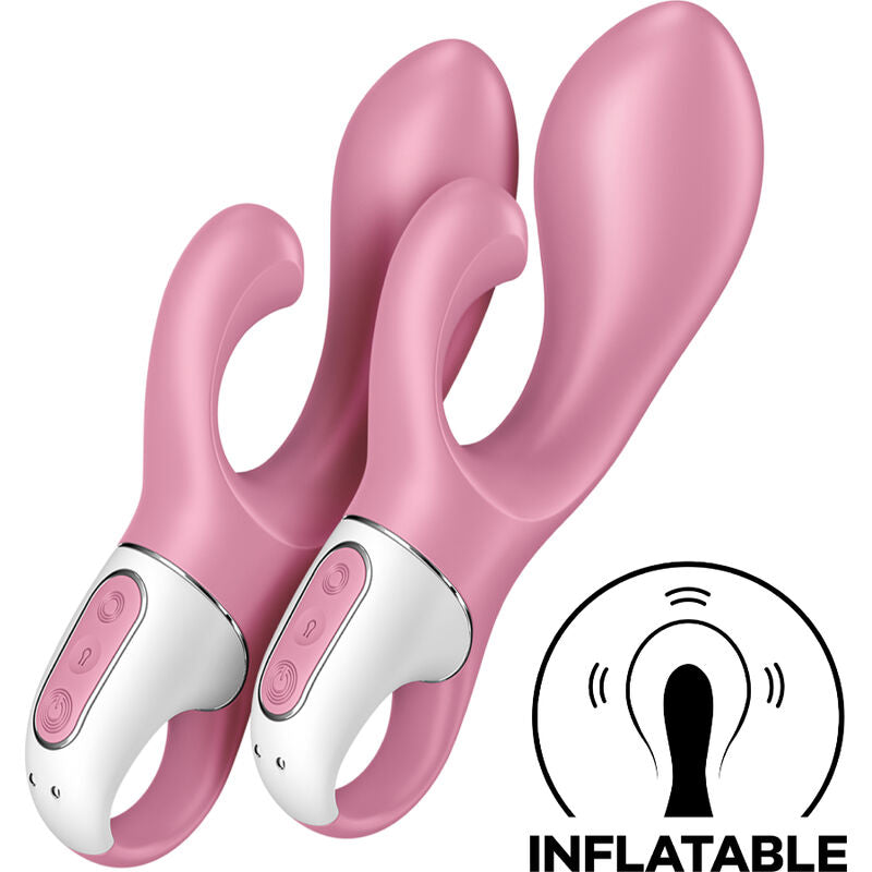Rabbit vibrator Satisfyer - Air Pump Bunny 2, roza