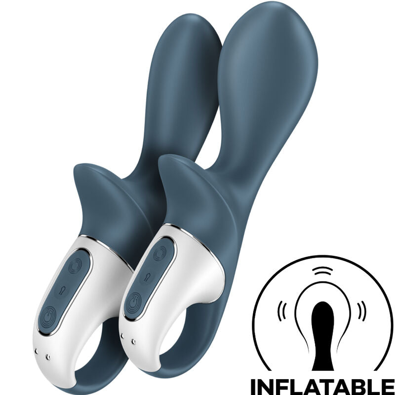 Analni vibrator Satisfyer - Air Pump Booty 2, siva