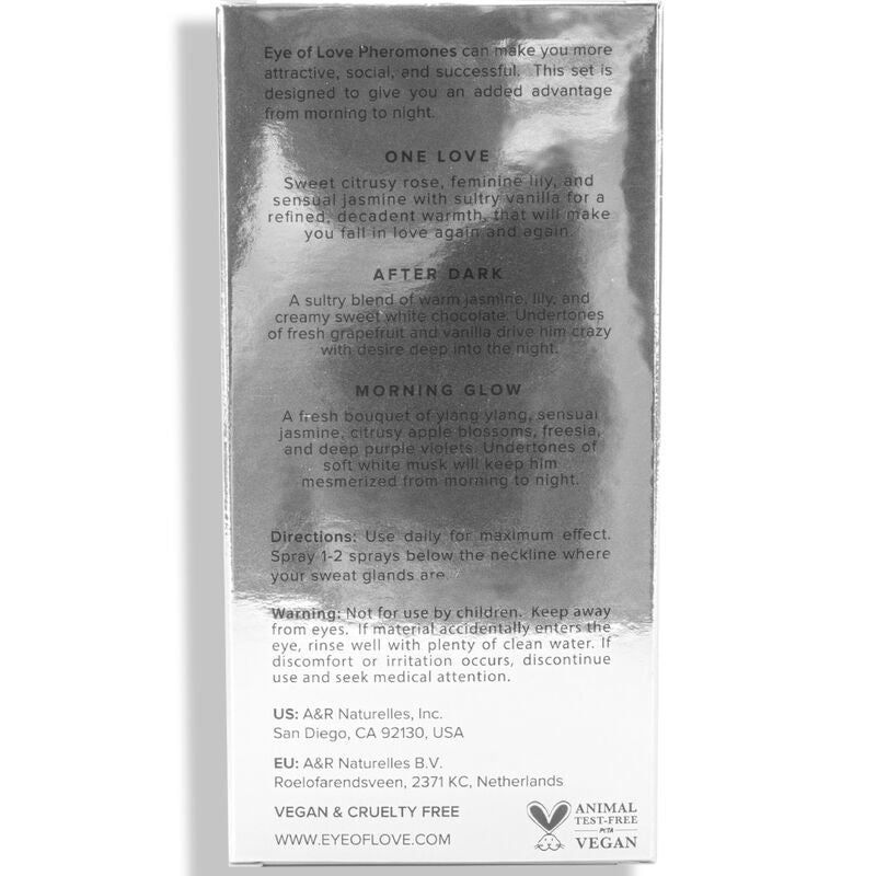 Set parfumov s feromoni Eye of Love, 3x10 ml