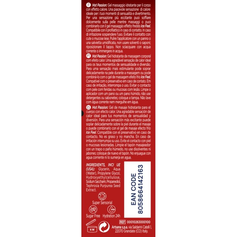 Lubrikant Control 3v1 Hot Passion Gel, 200 ml