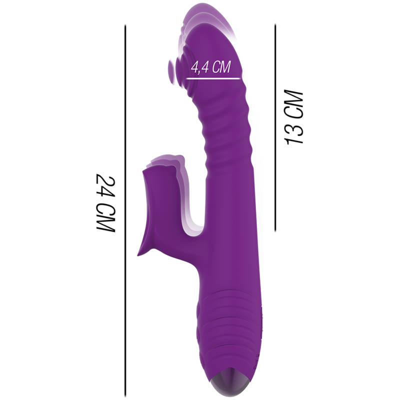 Potisni rabbit vibrator Intense - Iggy