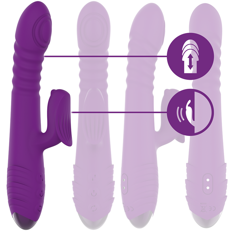 Potisni rabbit vibrator Intense - Iggy