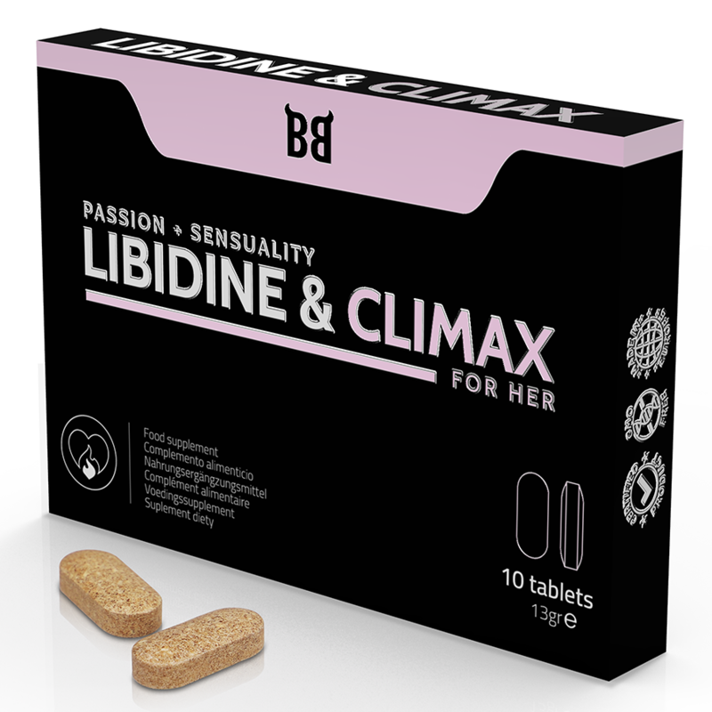BLACK BULL - LIBIDINE & CLIMAX INCREASE LIBIDO FOR WOMEN 10 CAPSULES
