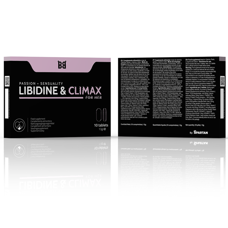 Libido tablete za ženske Black Bull Libidine & Climax, 10 kos