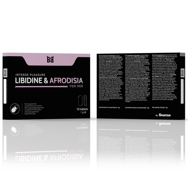 Libido tablete za ženske Black Bull Libidine & Afrodisia, 10 kos
