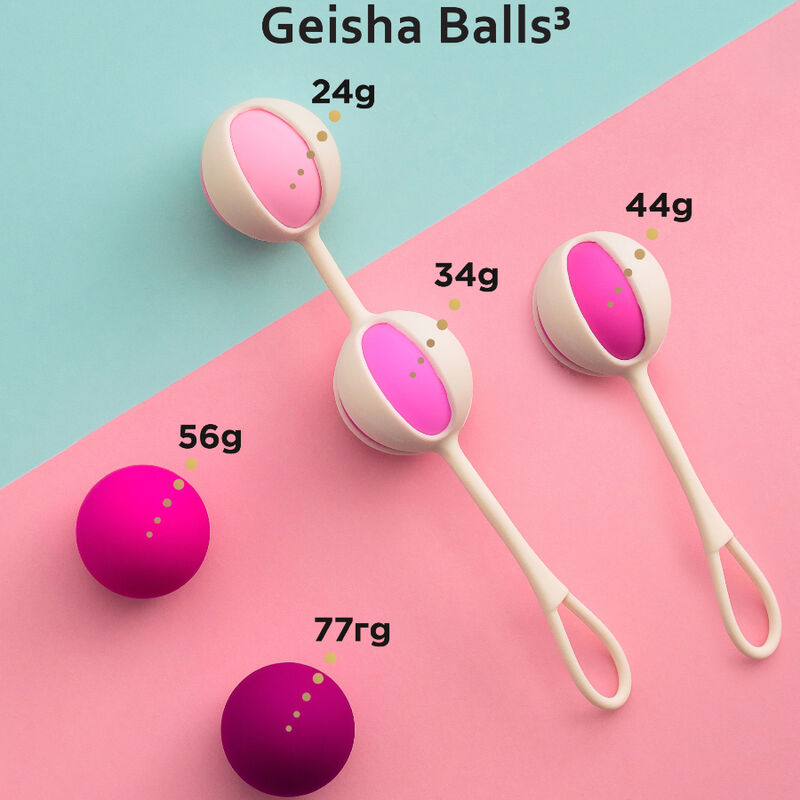 G-VIBE - KOMPLET 5 GEISHA KROGLIC3 ROZA