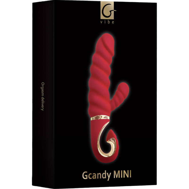 G-VIBE - GCANDY MINI RDEČI SILIKONSKI VIBRATOR