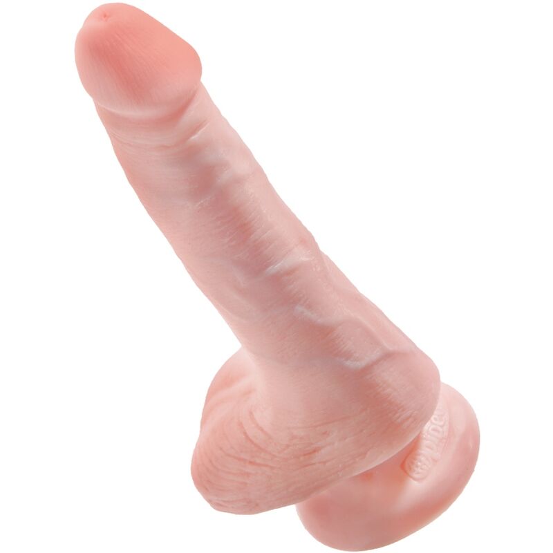 KRALJEVI KURAC - REALISTIČEN PENIS Z JAJCI 13,5 CM LIGHT