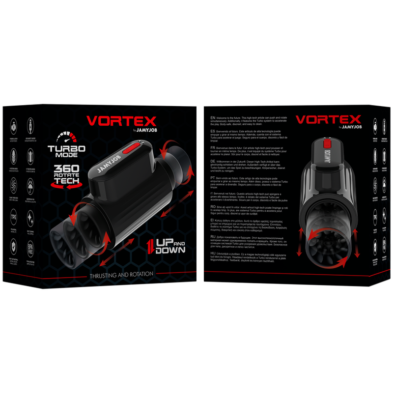 JAMYJOB - VORTEX THRUSTING IN 360 VRTENJE TECH TURBO MODE MASTURBATOR