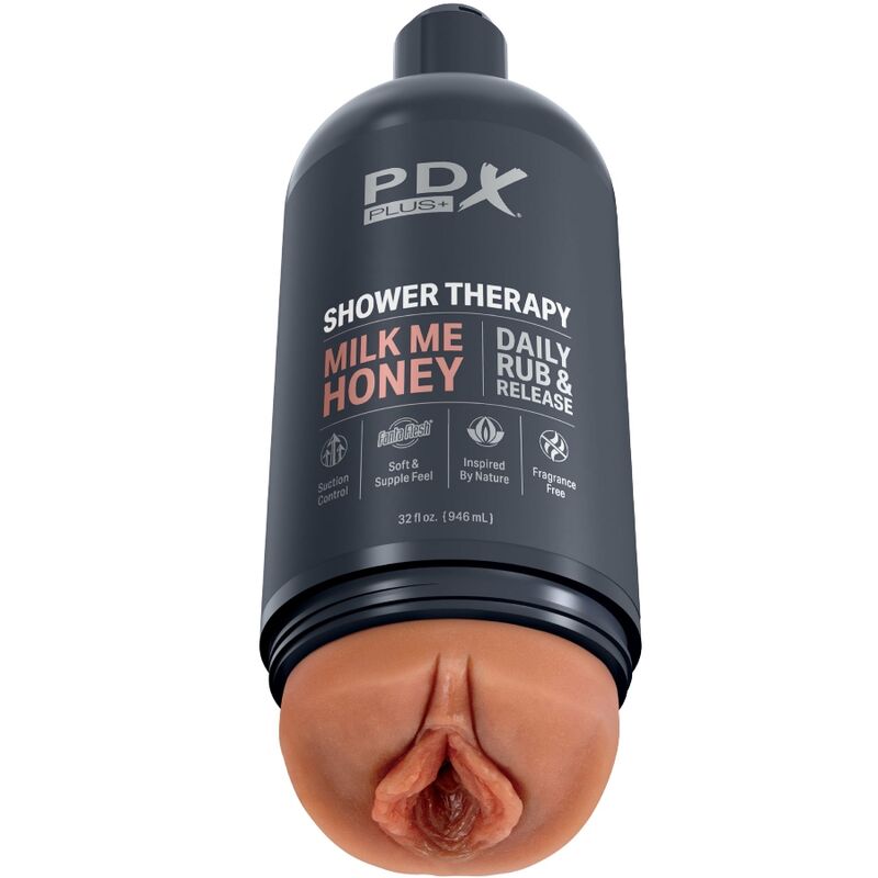 PDX PLUS - STROKER MASTURBATOR DISKRETNO OBLIKOVANJE STEKLENIČKE MLEKO MI MED SLADKARIJE ŠAMPON