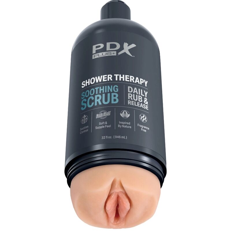 PDX PLUS - STROKER MASTURBATOR DISKRETNA OBLIKA STEKLENICE POMIRJUJOČ PILING ŠAMPON