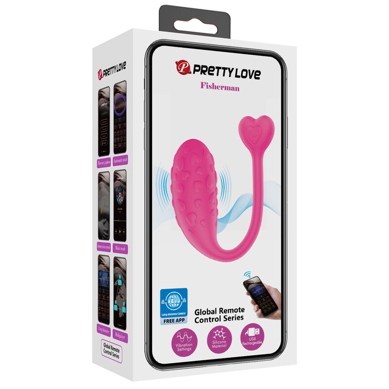 PRETTY LOVE - APLIKACIJA ZA NADZOR ROZA RIBIČEVEGA VIBRACIJSKEGA JAJCA