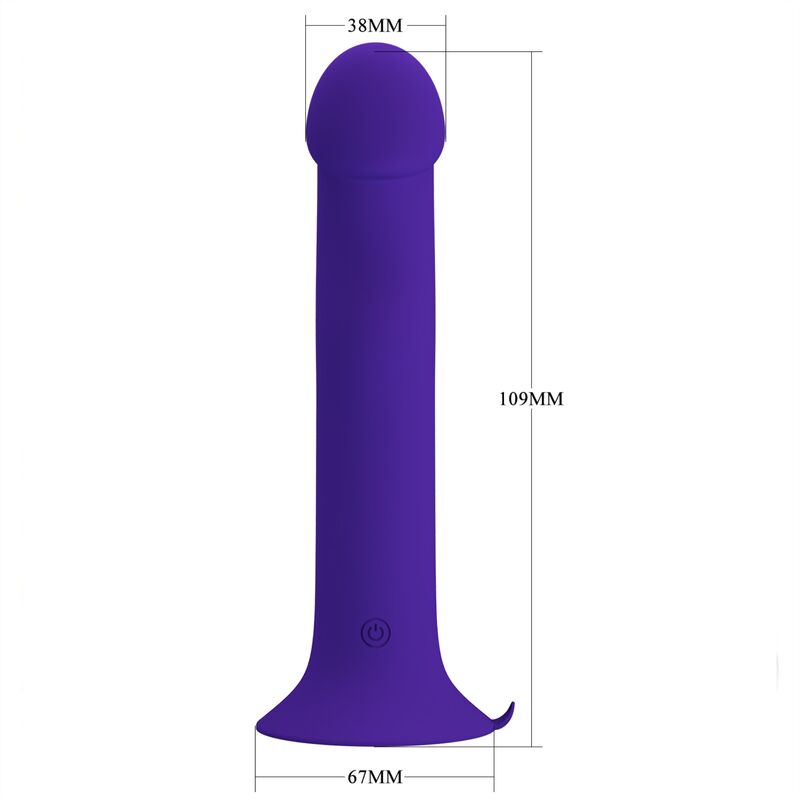 LEPA LJUBEZEN - MURRAY YOUTH VIBRACIJSKI DILDO IN VIJOLIČNA POLNILNICA