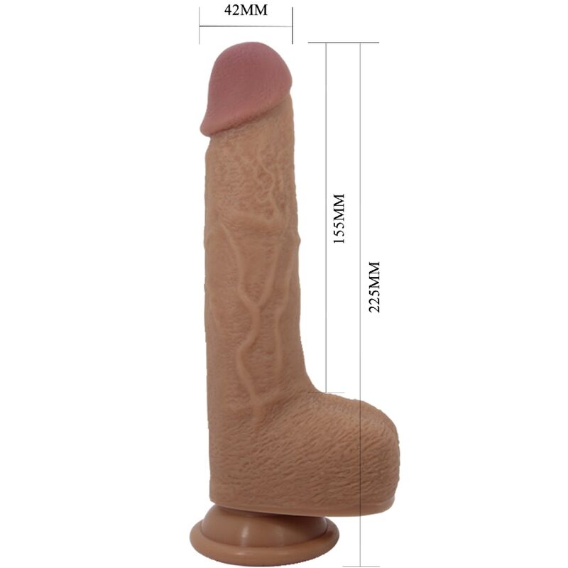 PRETTY LOVE - TOMMY REALISTIČNI DILDO VIBRATOR 22,5 CM