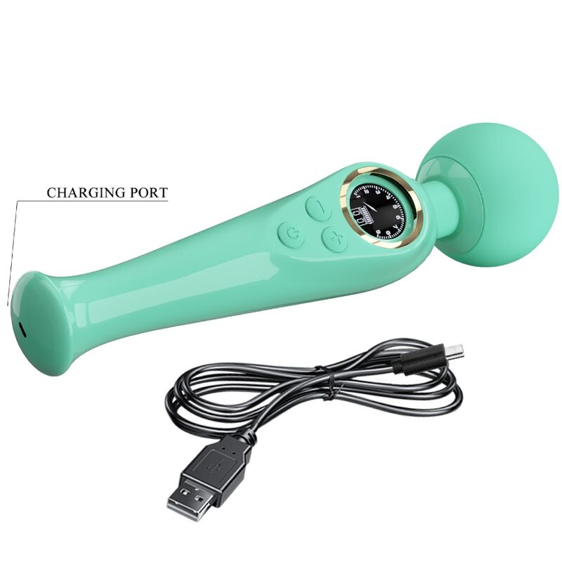 LEPA LJUBEZEN - SKYLER GREEN VIBRATOR S PALIČICO