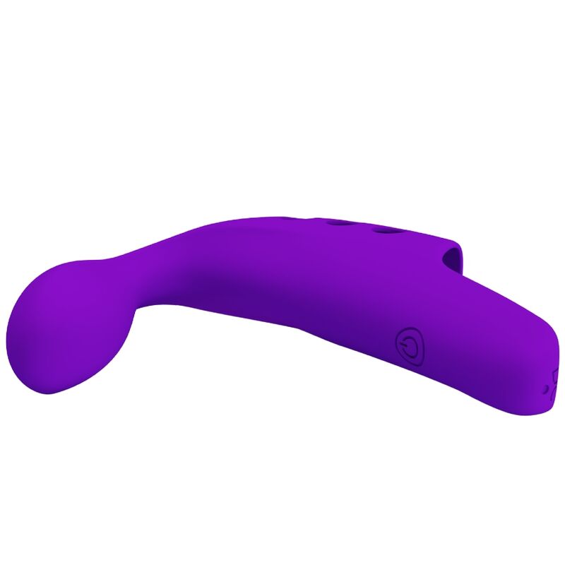 PRETTY LOVE - GORGON VIJOLIČNI VIBRATOR ZA POLNJENJE S PRSTI