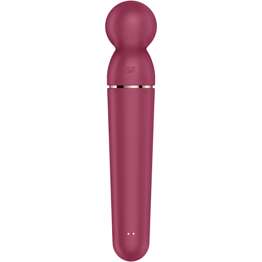 Masažni vibrator Satisfyer - Planet Wand-er, rdeča