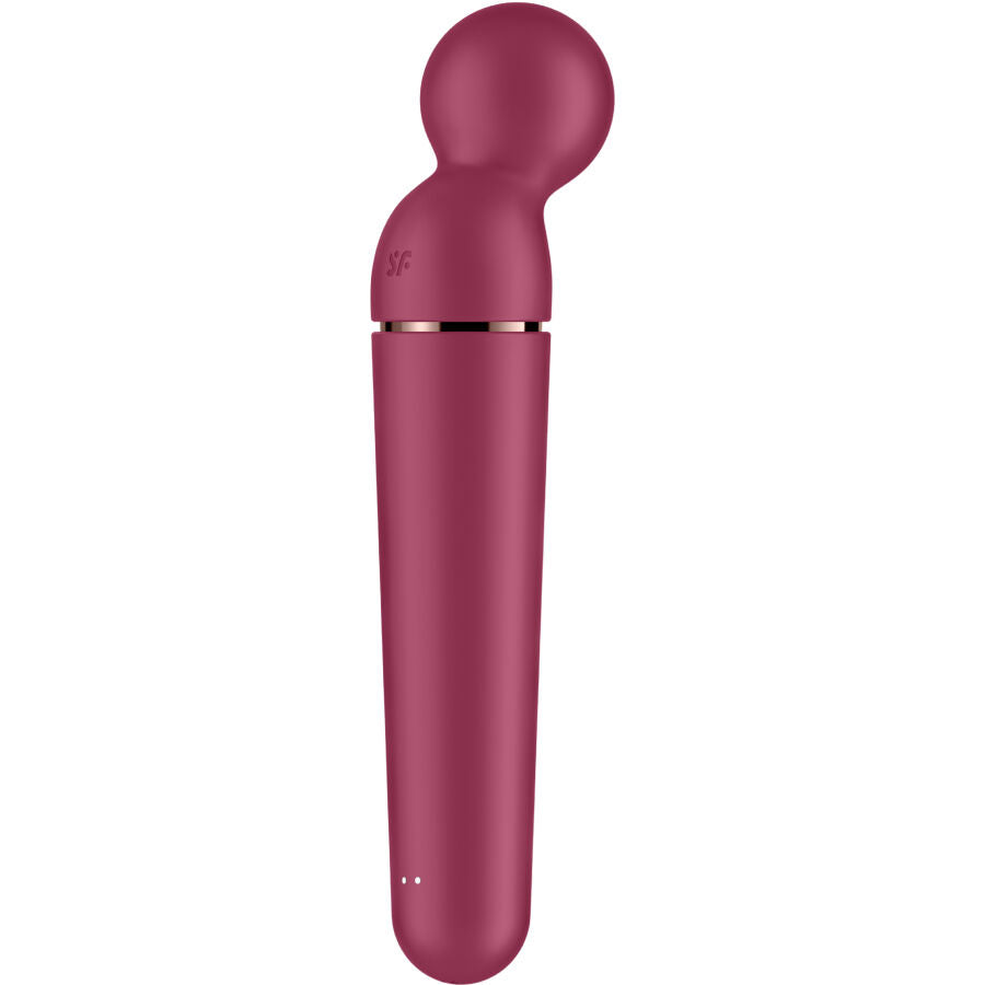 Masažni vibrator Satisfyer - Planet Wand-er, rdeča