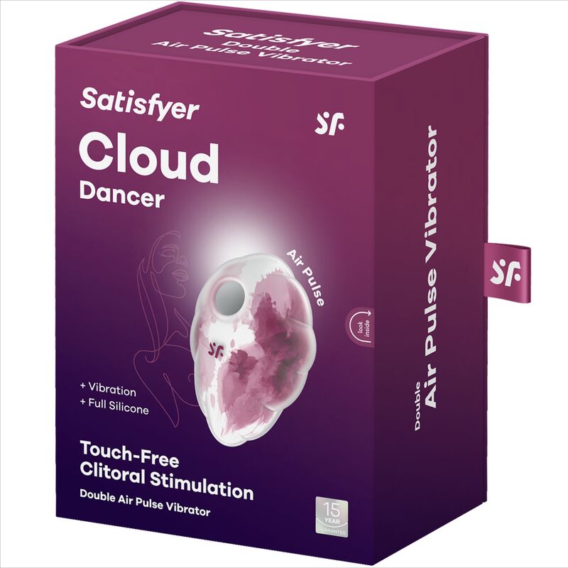 Stimulator klitorisa Satisfyer - Cloud Dancer, zelena