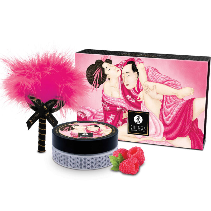 Set z jedilnim pudrom Shunga - Raspberry