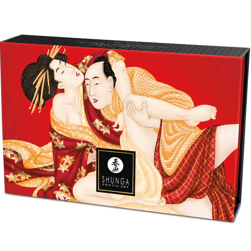 Set z jedilnim pudrom Shunga - Strawberry