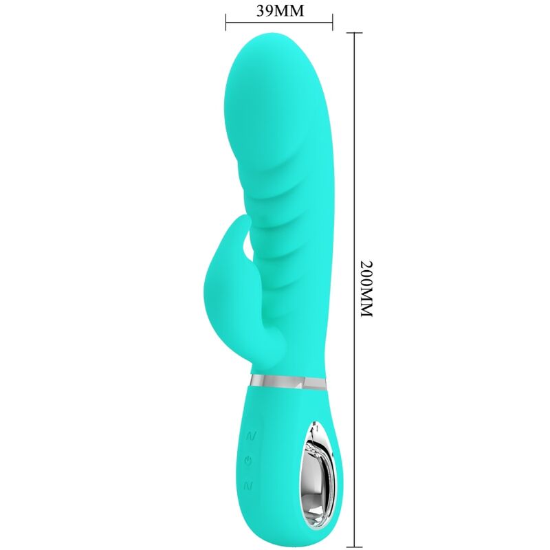 PRETTY LOVE - PRESCOTT VEČNAMENSKI VIBRATOR ZA G-TOČKO AQUA GREEN