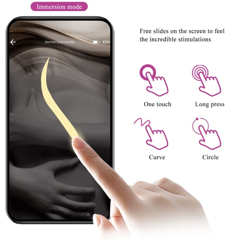 PRETTY LOVE - CATALINA VIBRATOR APP DALJINSKI UPRAVLJALNIK VIJOLIČNA