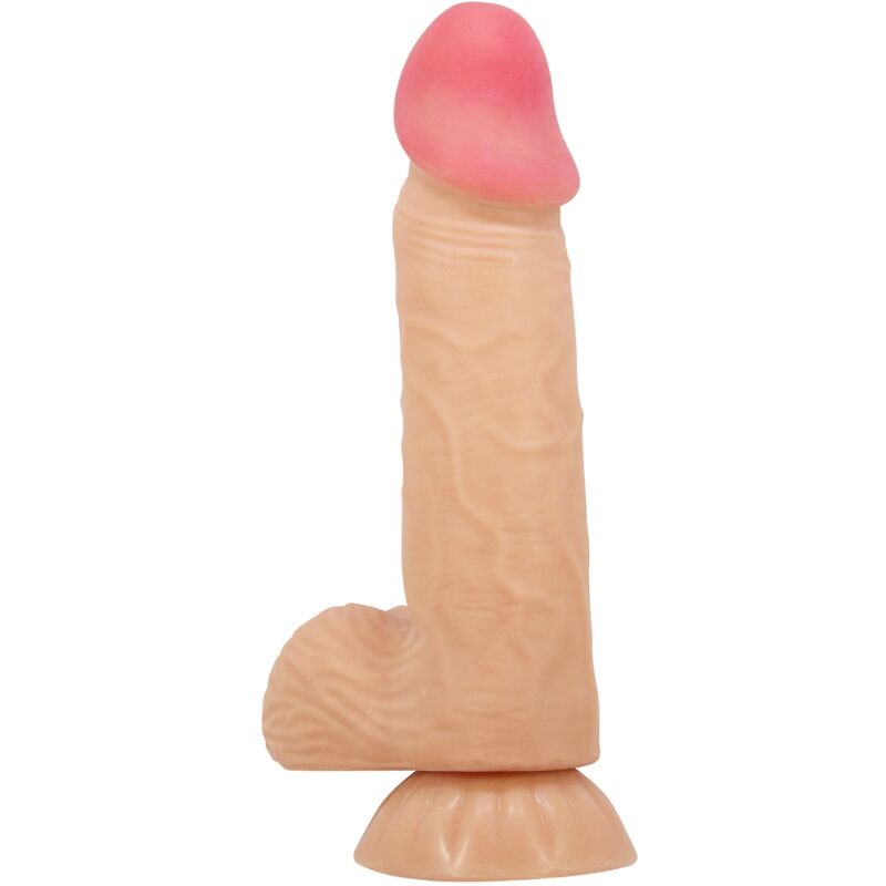 PRETTY LOVE - SERIJA DRSNIH KOŽ REALISTIČNI DILDO Z DRSNO KOŽNO PRISESKO 20,6 CM