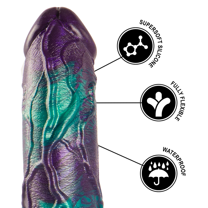 EPIC - BASILISK DILDO DVOJNI LUSKASTI UŽITEK VELIKA VELIKOST